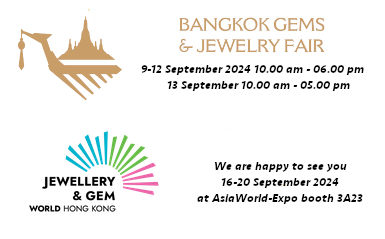 Bangkok Jewellery Fair 2024 in Bangkok and Hong Kong